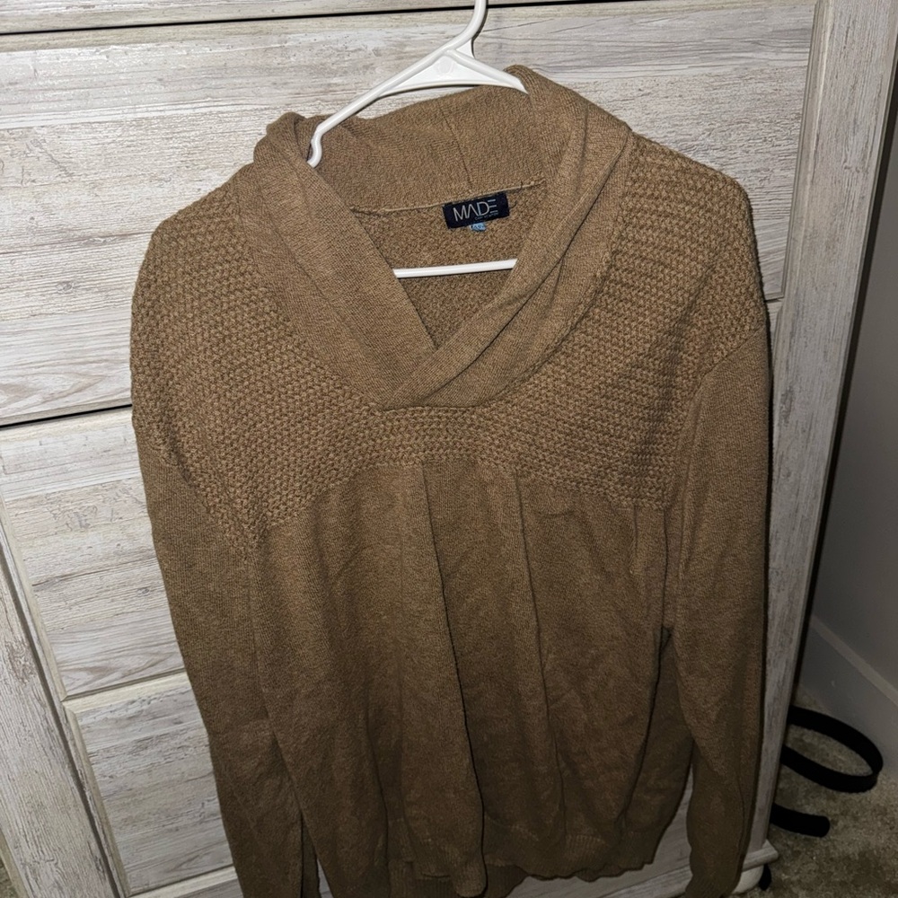 Made Tan Knit Sweater